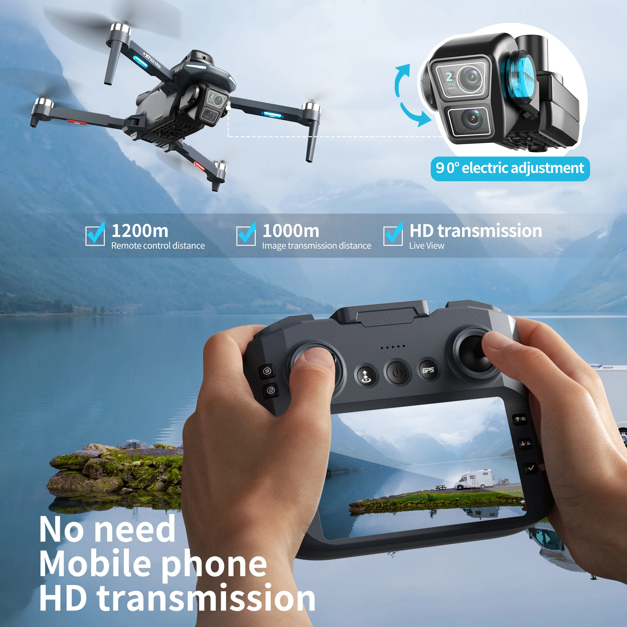 Lenovo XT606 Drone Professiona - огляд і ціна Drone Photogrammetry
