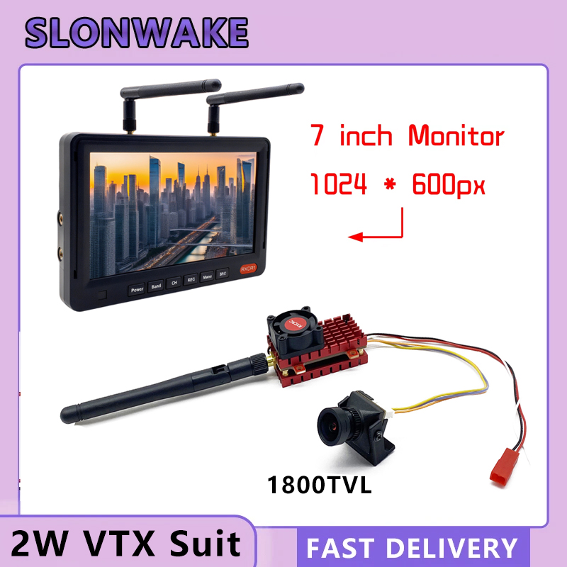 SLONWAKE 5.8G 2W VTX FPV 1800T - огляд і ціна Drone Cinematic