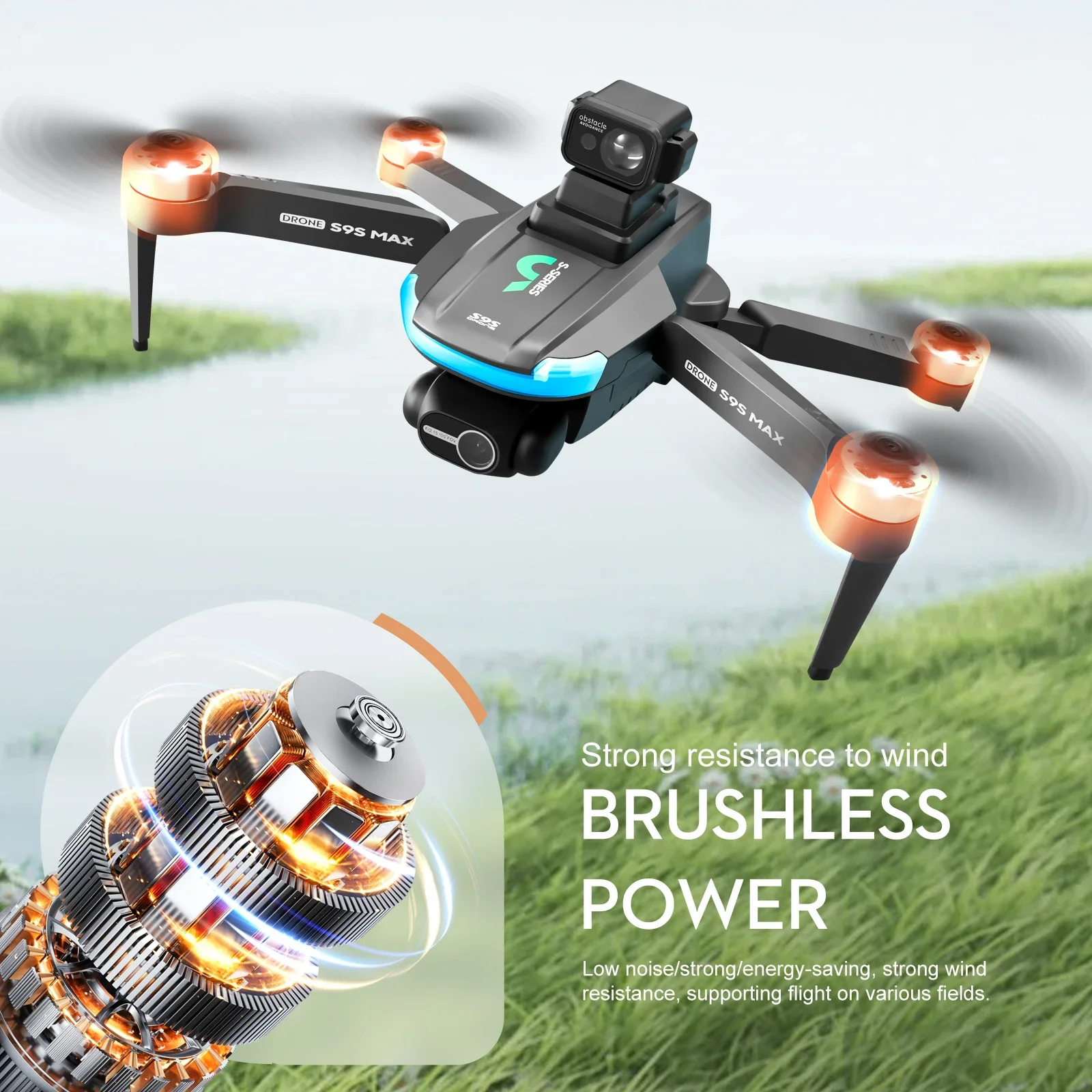 NEW S9S MAX MINI Drone 4K 2-Ax - огляд і ціна Drone Video Production