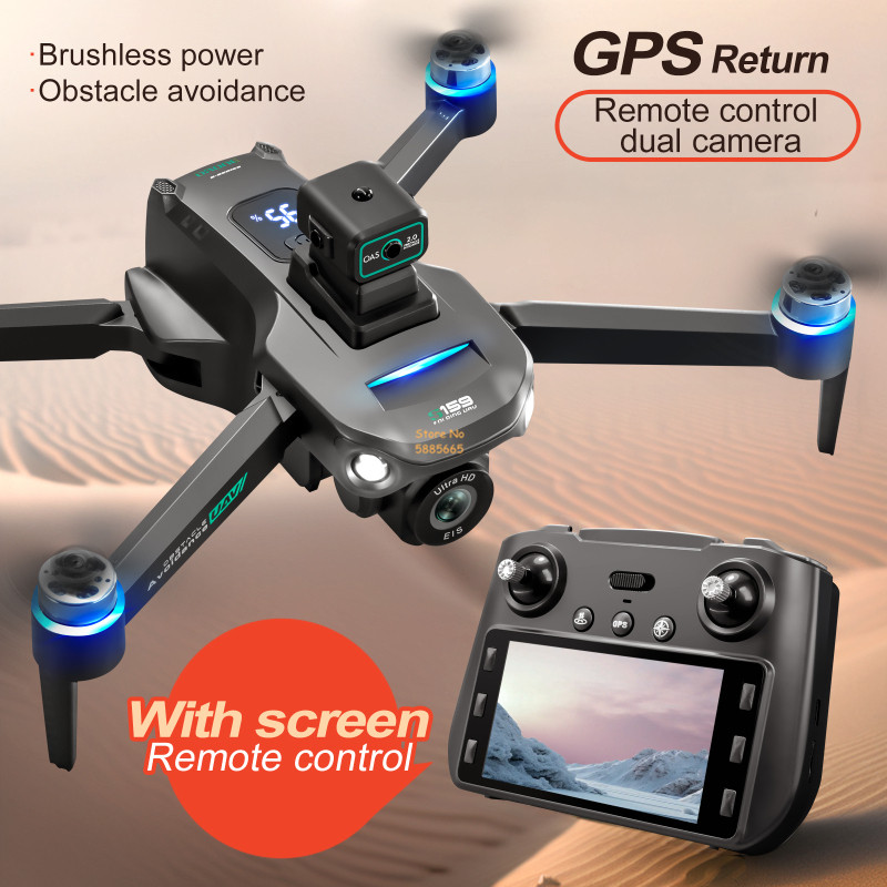 8K Dual Camera 5G WIFI FPV Rem - огляд і ціна Drone Lidar