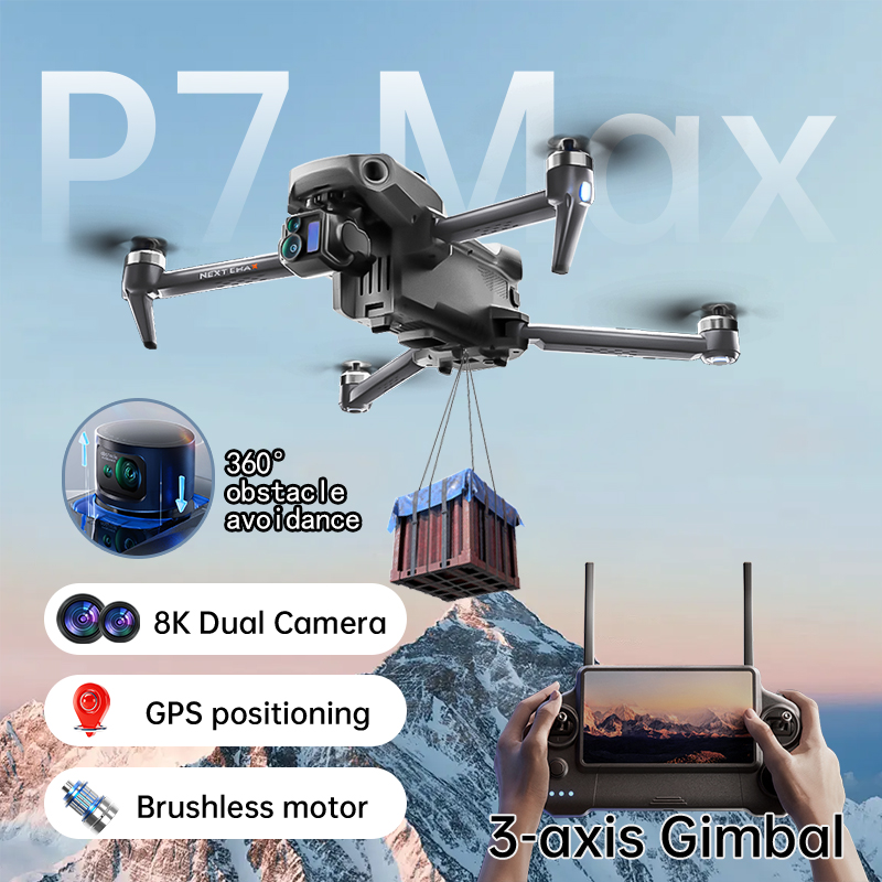 NEW P7 Max Drone 8K Camera GPS - огляд і ціна Drone Mapping