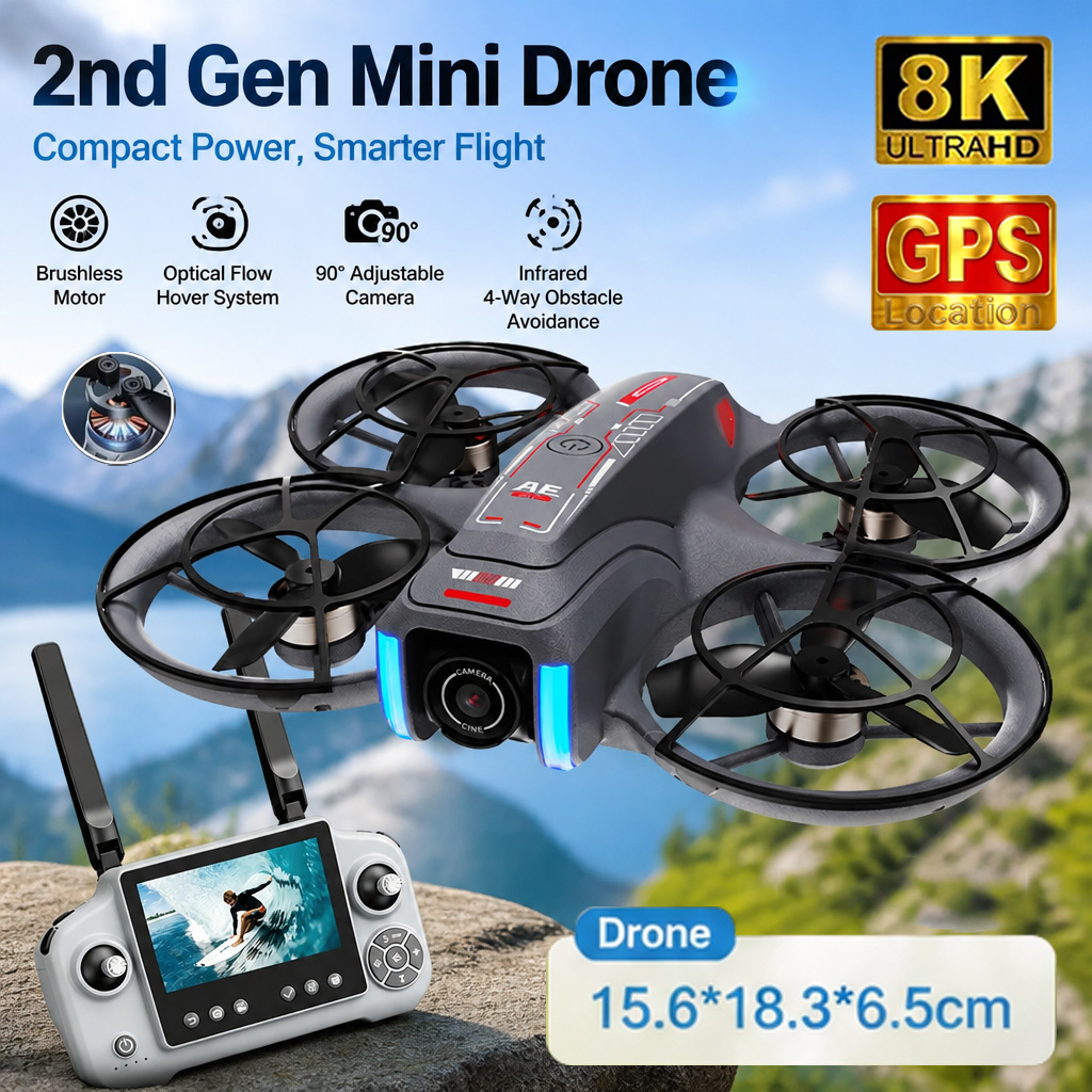 AE21 Mini Drone Toy 8K HD Dual - огляд і ціна Drone Video Production