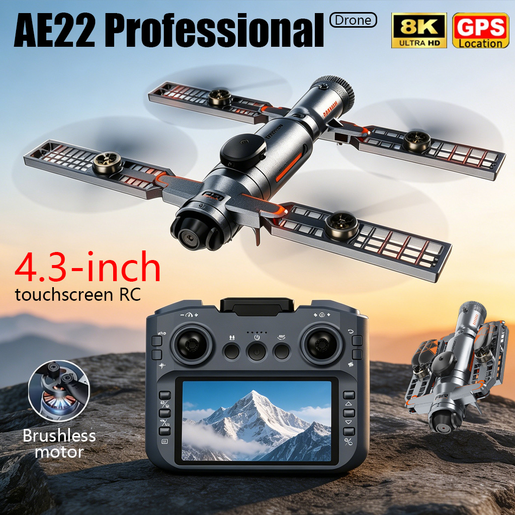 Upgraded AE22 PRO MAX Foldable - огляд і ціна Drone Video Production