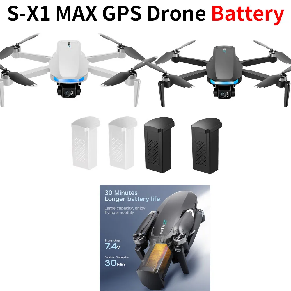 S-X1 MAX GPS Drone Battery 7.4 - огляд і ціна Drone Mapping