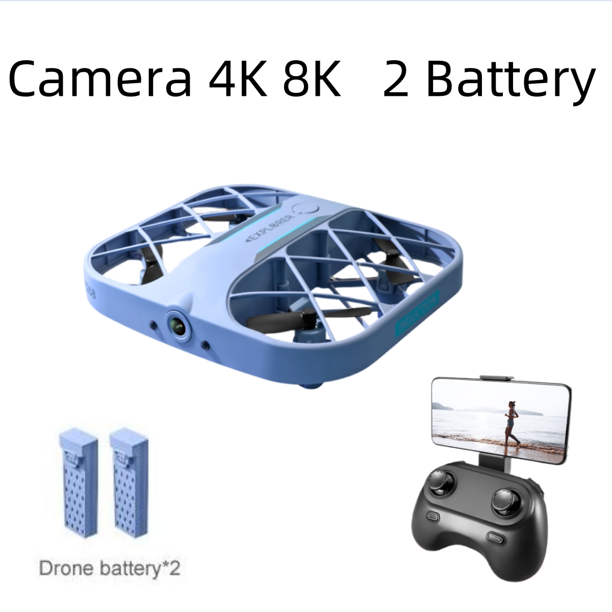 JJRC H107 FPV RC Drone with 2  - огляд і ціна Drone Lidar